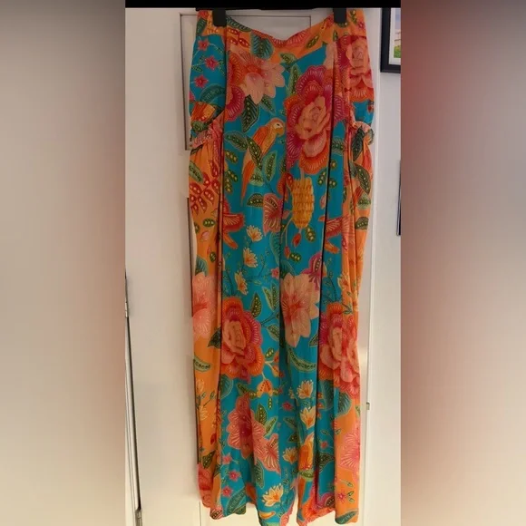 Farm Rio x Anthropologie Floral Wide-Leg Pants - Picture 7 of 9